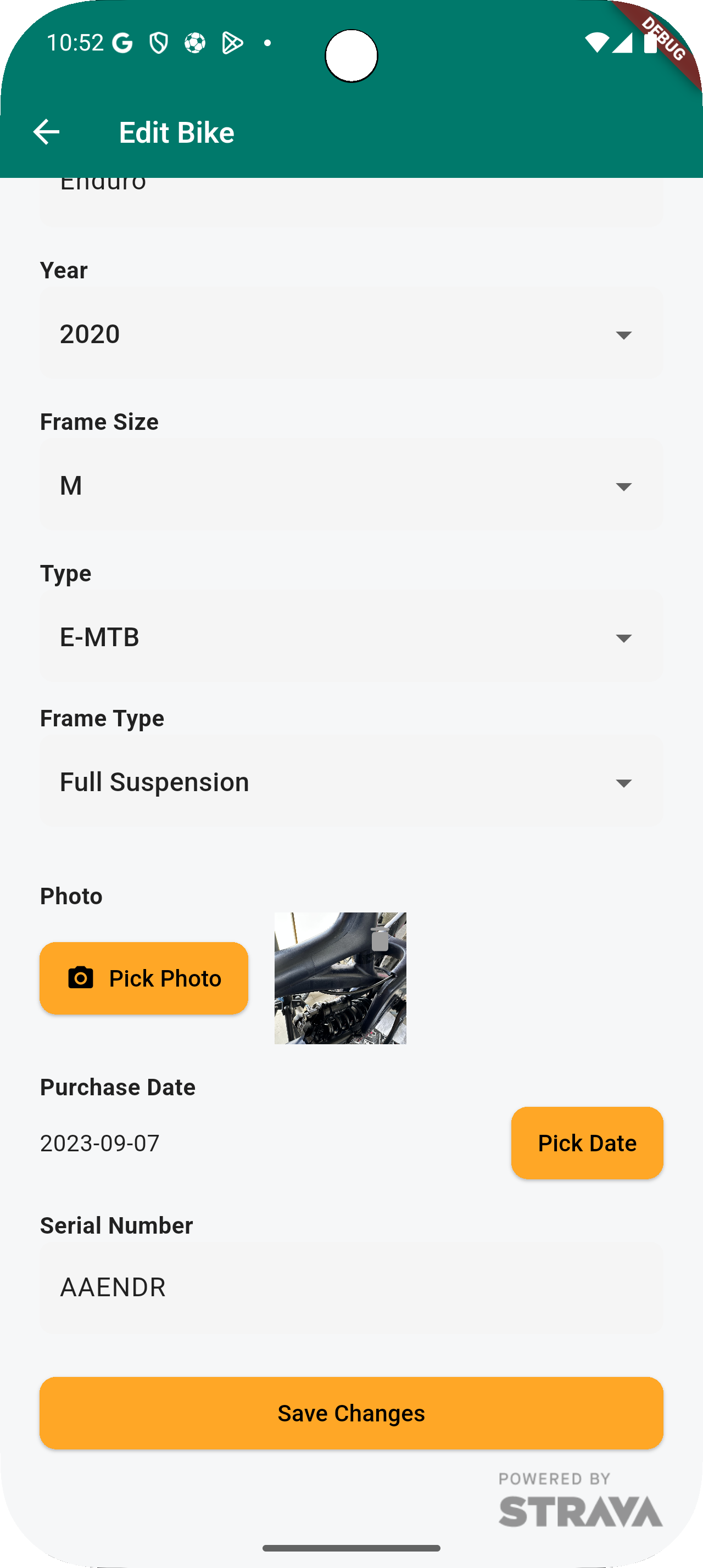 App screenshot