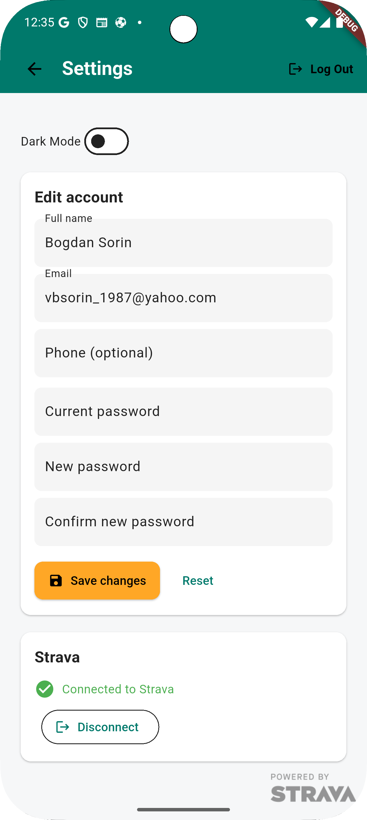 App screenshot